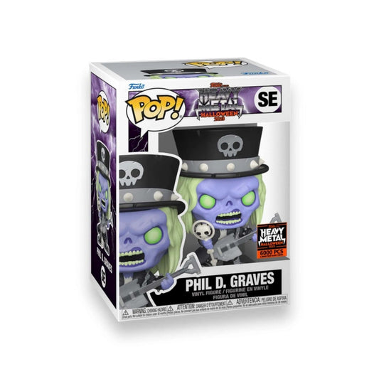 Funko PoP! Heavy Metal Halloween 2023: Phil D. Graves SE (Heavy Metal Halloween 2023 6000 PCS Limited Edition)