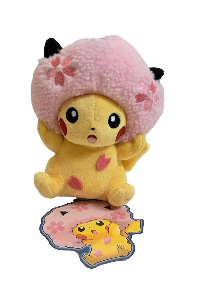 Plushies (Small) - Pokémon Center Tokyo DX Exclusive - Sakura Cherry Blossom Pikachu Plush