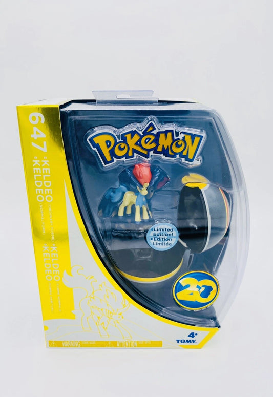 Pokemon: TOMY - Keldeo 20th Anniversary #647 Figure Pokeball