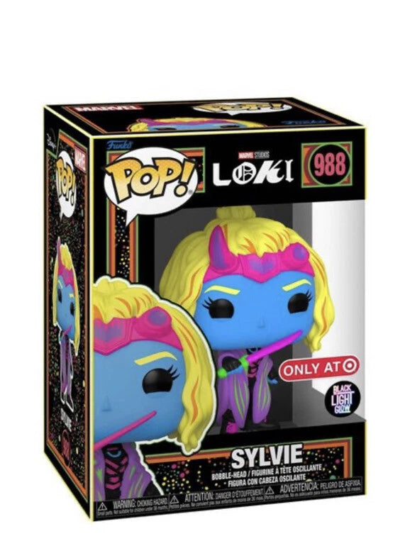 Funko PoP! Marvel: Sylvie (Loki)(Blacklight) 988 (Target Exclusive)
