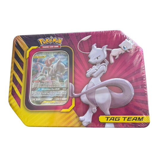Pokémon TCG: TAG TEAM Tin [Mewtwo & Mew GX] - SM - Power Partnership Tin