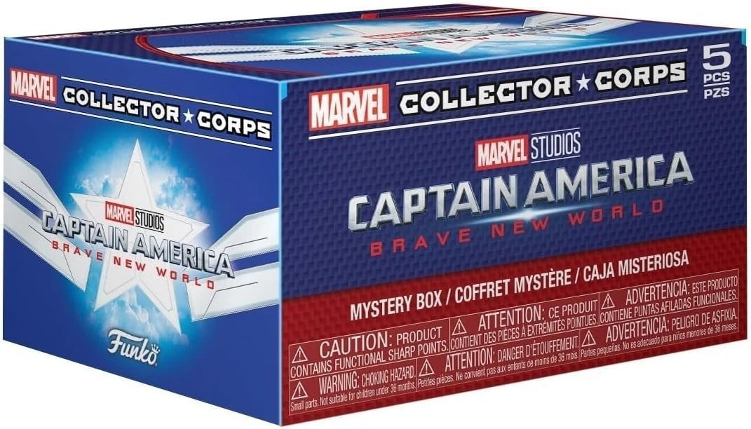 Funko PoP! Captain America Brave New World Funko Marvel Collector Corps Box