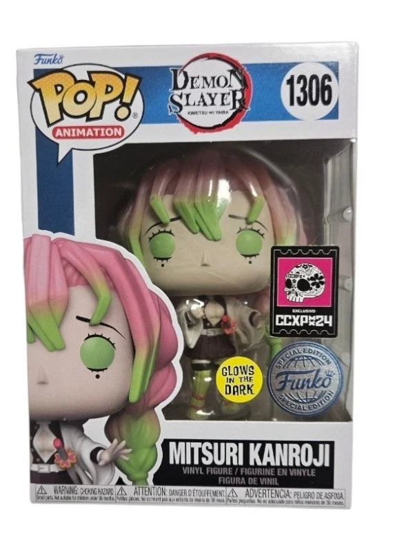 Funko PoP! Demon Slayer: Mitsuri Kanroji 1306 (CCXPMX24)(Glow in The Dark)(Funko Special Edition)