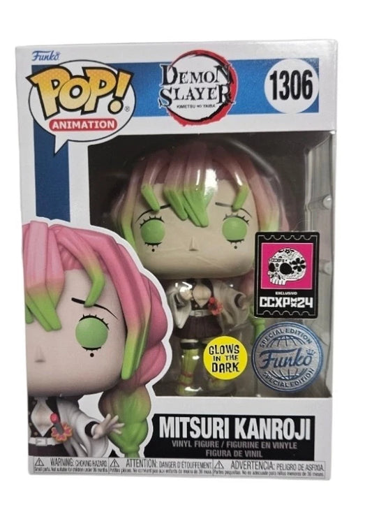 Funko PoP! Demon Slayer: Mitsuri Kanroji 1306 (CCXPMX24)(Glow in The Dark)(Funko Special Edition)