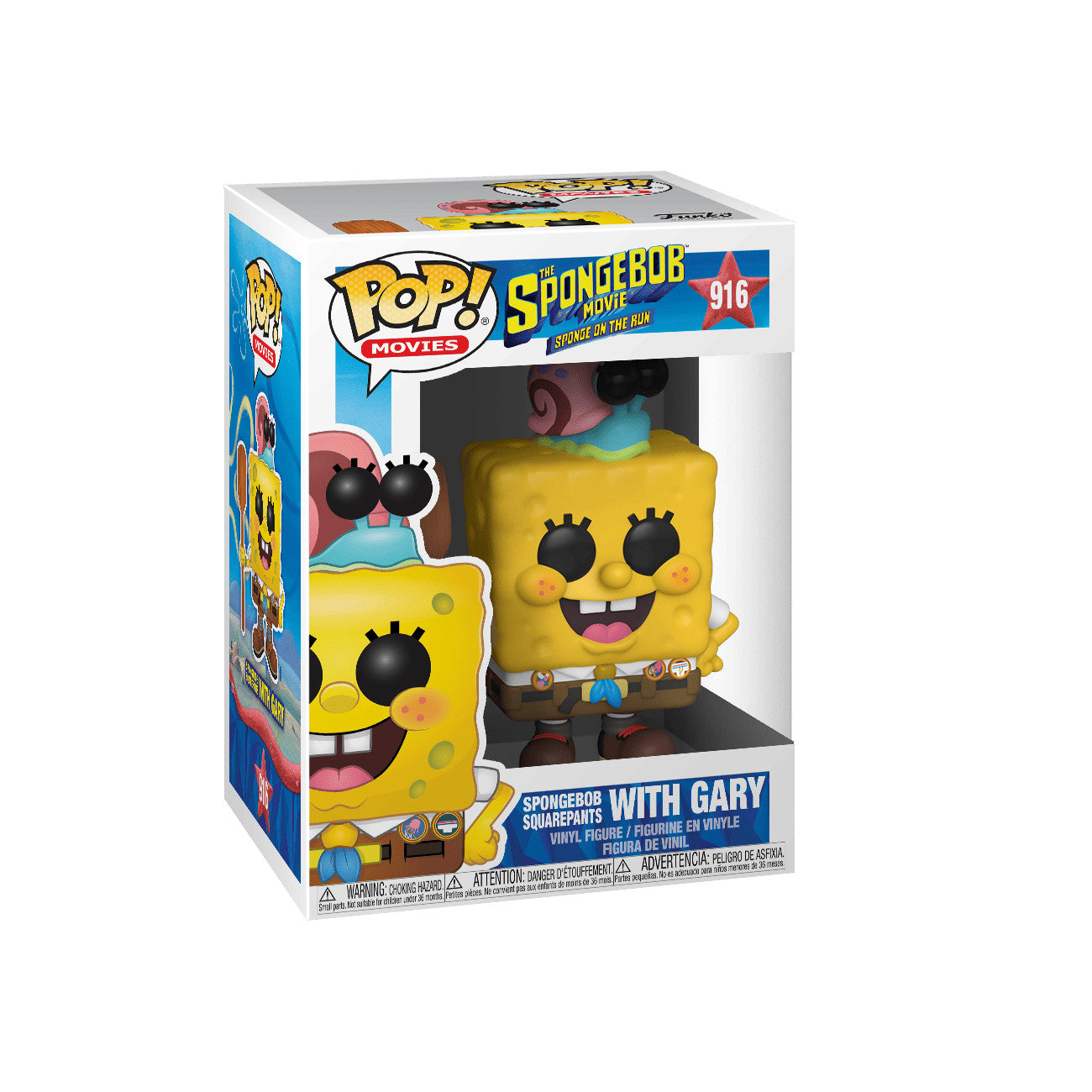 Funko PoP! Movies: The Spongebob Movie Sponge on the Run - Spongebob Squarepants with Gary 916