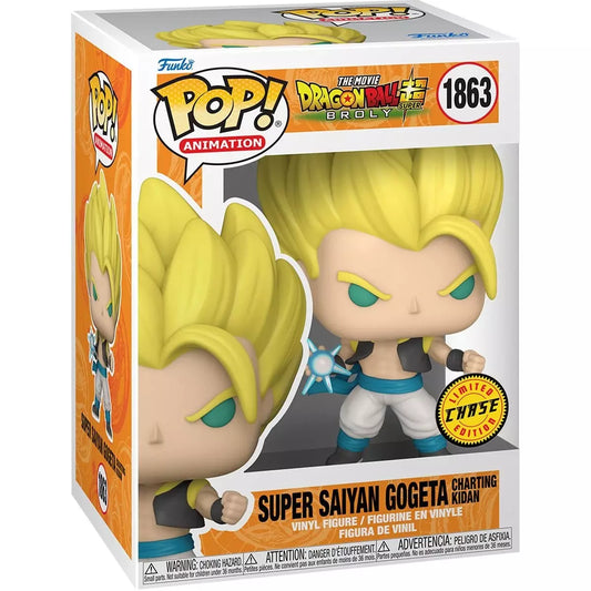 Funko PoP! Dragon Ball Super Broly: Super Saiyan Gogeta Charting Kidan 1863 (Limited Edition Chase)