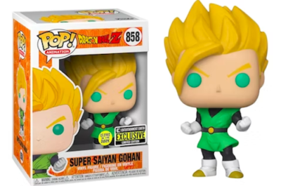Funko PoP! Dragon Ball: Super Saiyan Gohan 858 ( Entertainment Earth Exclusive Limited Edition & Glows in the Dark) (Copy)