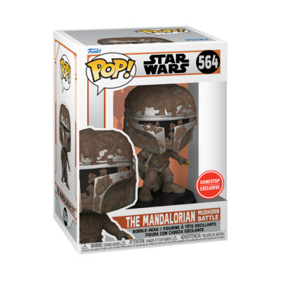 Funko PoP! STAR WARS: The Mandalorian Mudhorn Battle ( GameStop Exclusive )