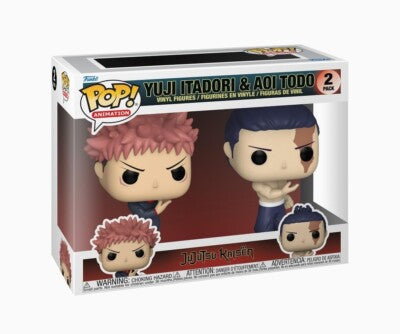 Funko PoP! Jujutsu Kaisen: Yuji Itadori & Aoi Todo 2-Pack