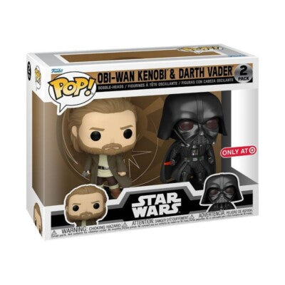 Funko PoP! STAR WARS: Obi-Wan Kenobi & Darth Vader 2-Pack (Target Exclusive)
