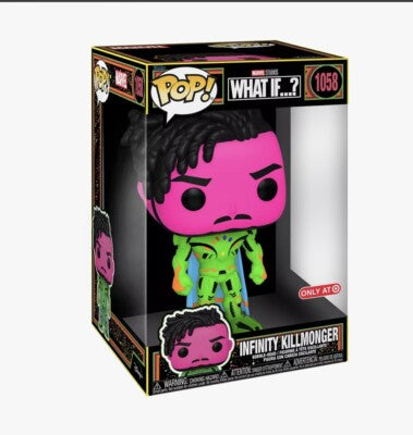 Funko PoP! Marvel: Infinity Killmonger (What If...?)(Blacklight) 989 (Target Exclusive)