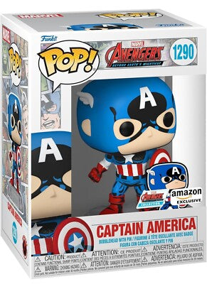 Funko PoP! Marvel Avengers: Captain America 1290 ( Amazon Exclusive)