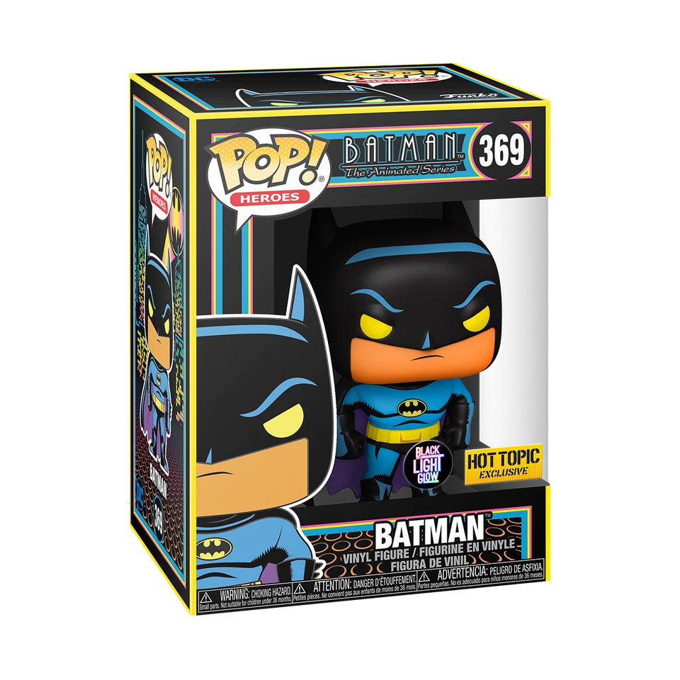 Funko PoP! Batman (Black Light Glow) - Hot Topic (Exclusive) #369