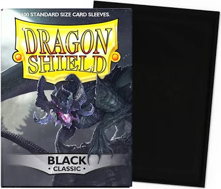 Dragon Shield Outer Sleeves Standard Classic - Black (100CT)