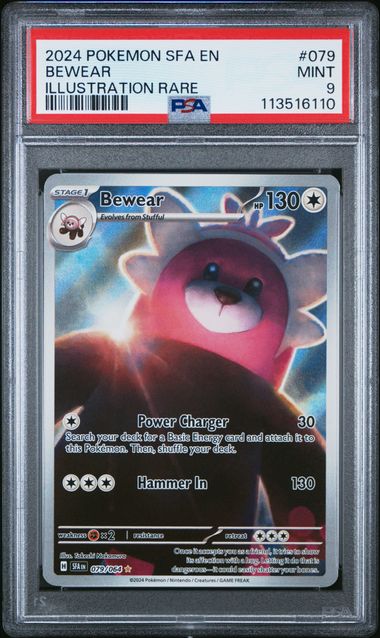 PSA 9 Pokémon TCG: 2024 Bewear - 079/064 - SV: Shrouded Fable