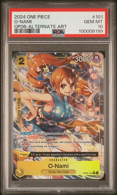 PSA 10 One Piece TCG: 2024 Nami - OP06-101 - Wings of the Captain
