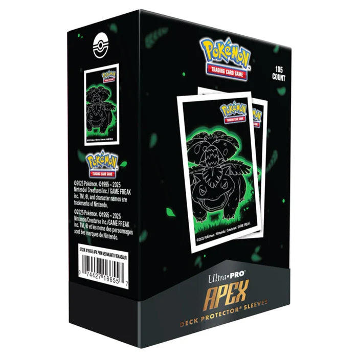 Pokémon: Neon Kanto Venusaur 105ct APEX DECK PROTECTOR® Sleeves