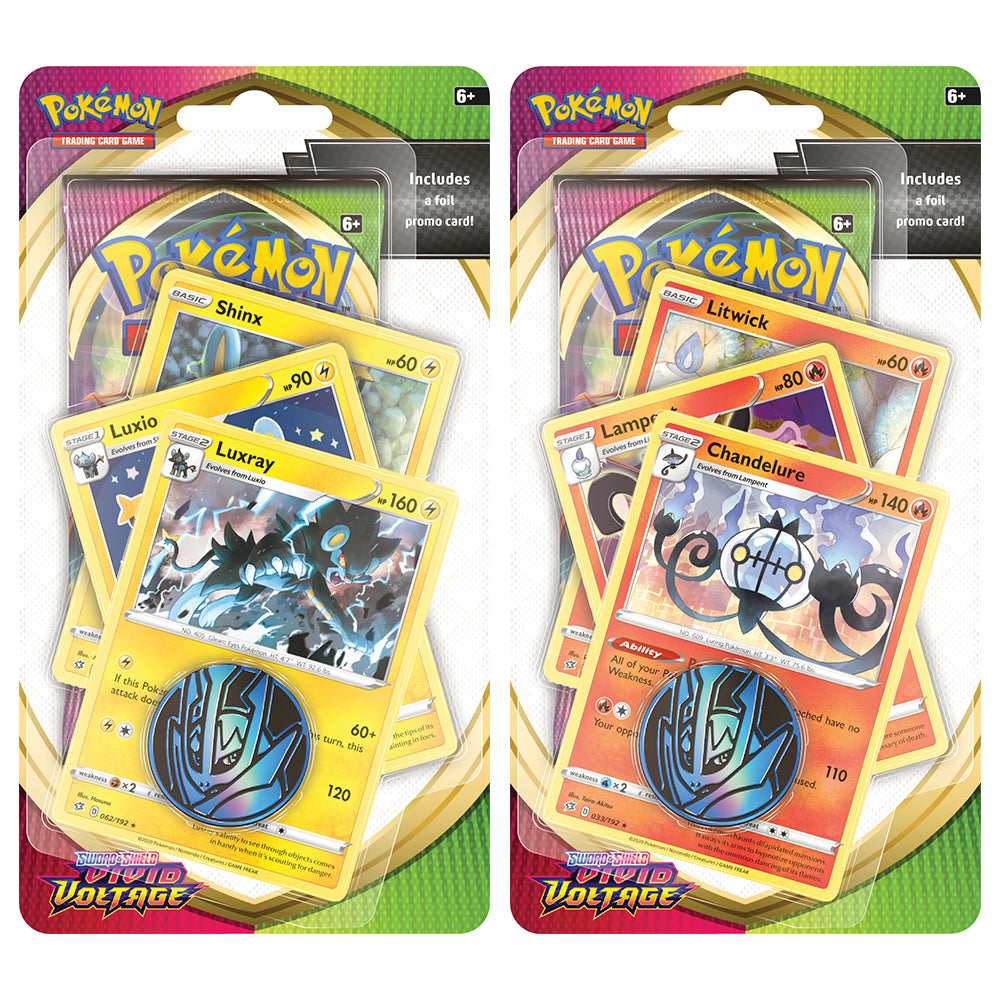 Pokémon TCG: Vivid Voltage Premium Checklane Blister (Promo may vary)