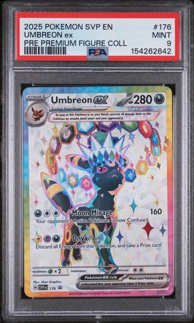PSA 9 Pokémon TCG: 2025 Umbreon ex - #176 - SV: Scarlet & Violet Promo Cards