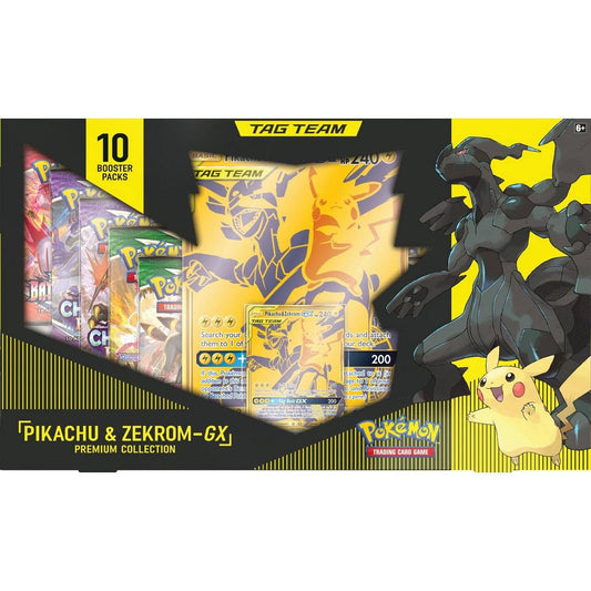 Pokémon TCG: Sword & Shield Pikachu & Zekrom GX Tag Team Premium Collection