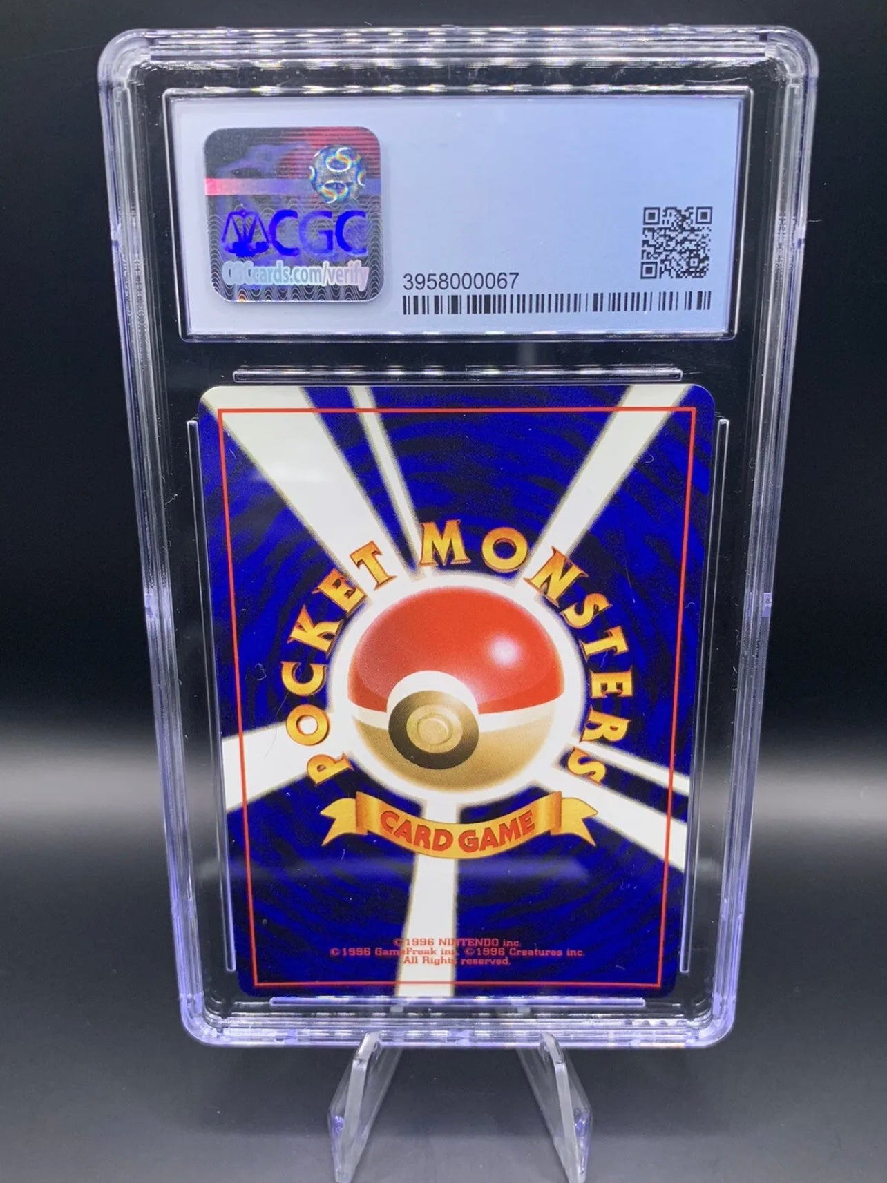 CGC 9 Pokémon TCG: 1998 Japanese Lt. Surge's Electabuzz Gym Heroes Holo